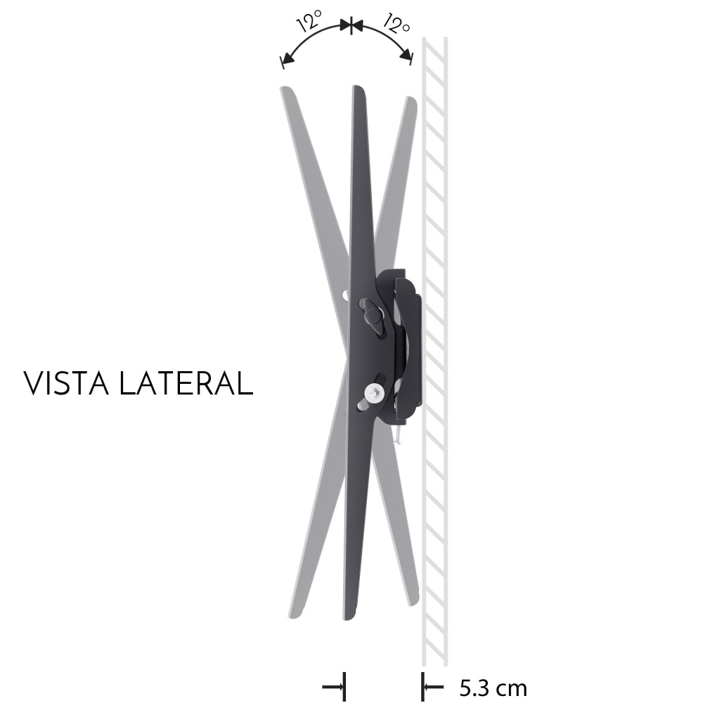 Soporte De Pared Steren STV-039 Para Pantalla 37" - 70" Hasta 40Kg