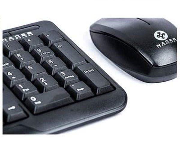 Kit De Teclado Y Mouse Naceb NA-426 RF Inalámbrico Español