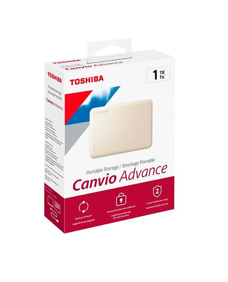 Disco Duro Extero TOSHIBA 1TB 2.5" Advance V10 USB 3.2