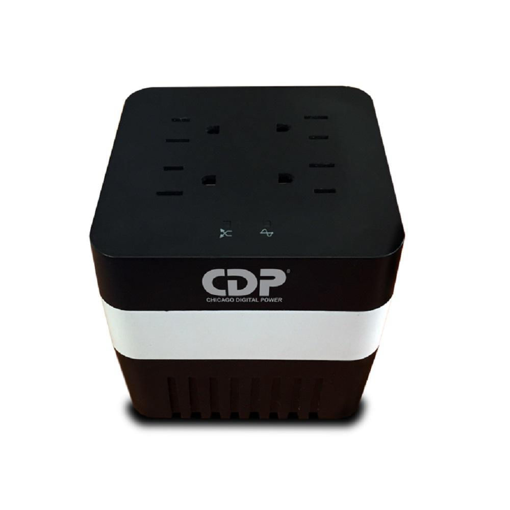 Regulador CDP 600V 300W 4 Contactos 4 USB Supresión de Picos