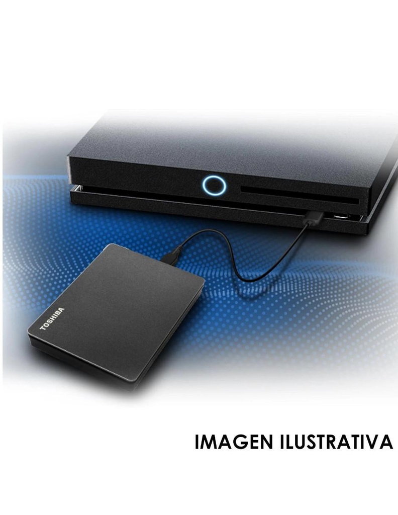 Disco Duro Externo Toshiba Canvio Gaming 2.5" 4TB USB