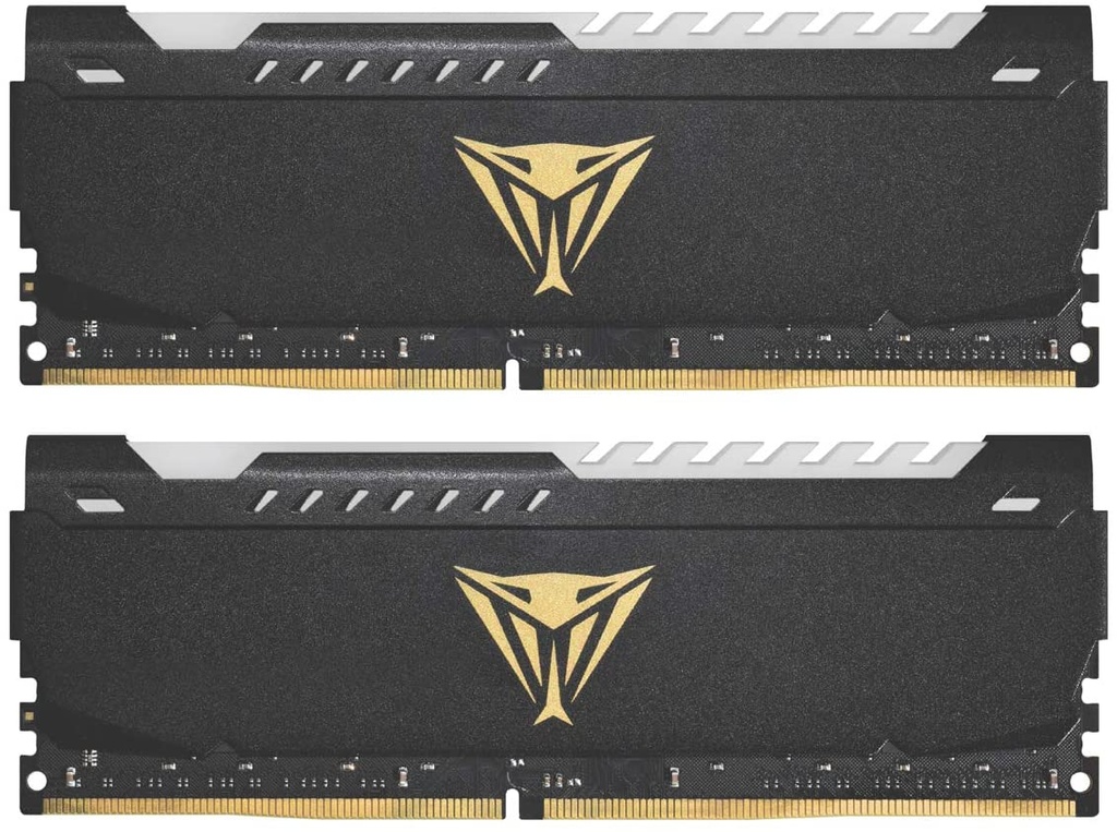 Kit de Memorias Patriot Viper Steel RGB DDR4 PC4-25600 3,200MHz CL18 2 x 8GB