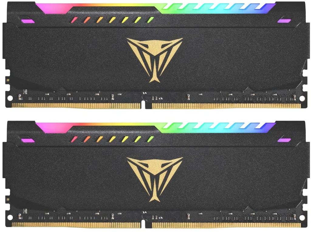 Kit Memoria RAM Patriot Viper Steel RGB DDR4 3600MHz 2x 8GB Non-ECC CL20 XMP