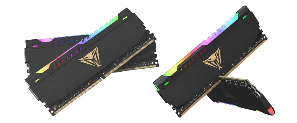 Kit Memoria RAM Patriot Viper Steel RGB DDR4 3600MHz 2x 8GB Non-ECC CL20 XMP