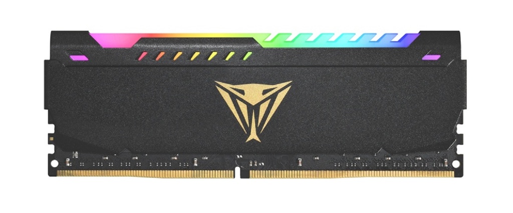 Kit Memoria RAM Patriot Viper Steel RGB DDR4 3600MHz 2x 8GB Non-ECC CL20 XMP