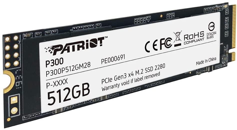 SSD Patriot P300 512GB PCI Express 3.0 x4 M.2