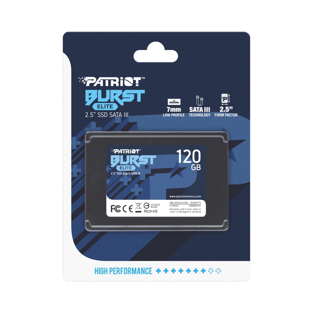 SSD Patriot Burst Elite 120GB SATA III 2.5" 7mm