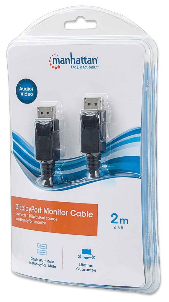 Cable Para Monitor Manhattan DisplayPort - DisplayPort 2 Metros