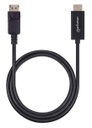 Cable Manhattan DisplayPort Macho - HDMI Macho 4K 1 Metro