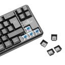 Teclado Gamer Yeyian AKIL S3500 RGB Mecánico Switch Blue Alámbrico Negro (Español)