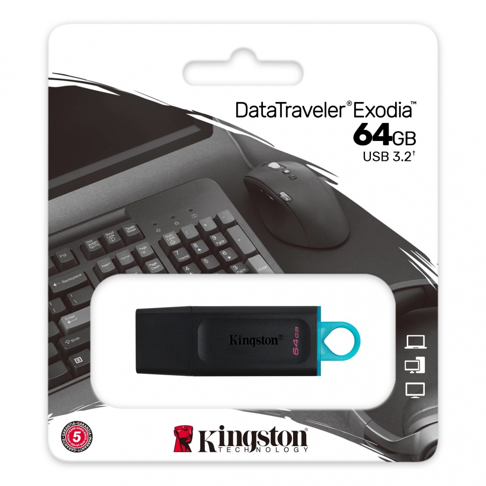 Memoria USB Kingston DataTraveler Exodia 64GB USB A