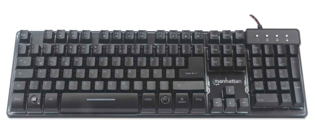 Teclado Gamer Manhattan 178457 RGB Alámbrico Español