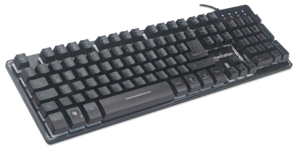 Teclado Gamer Manhattan 178457 RGB Alámbrico Español