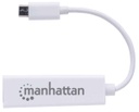 Adaptador Manhattan De USB Tipo C - Red Gigabit