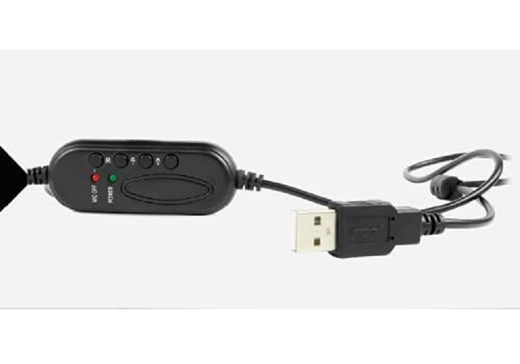 Audífonos Vorago Con Micrófono HS-400 Alámbrico 1.8 Metros USB-A