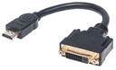 Cable Manhattan 354592 HDMI Macho - DVI-D Hembra 20cm