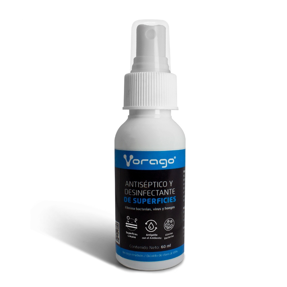 Antiséptico Y Desinfectante En Spray Vorago CLN-301 60ml