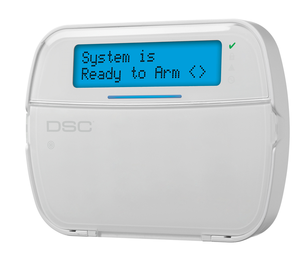 Dsc hs2lcdrf9n - teclado cableado lcd alfanumérico con transceptor integrado de 32 caracteres admite 128 zonas compatible con ne