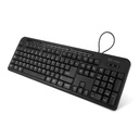 Teclado Vorago KB-204 USB 1.3m Ergonomico 15 Teclas Multimedia Español