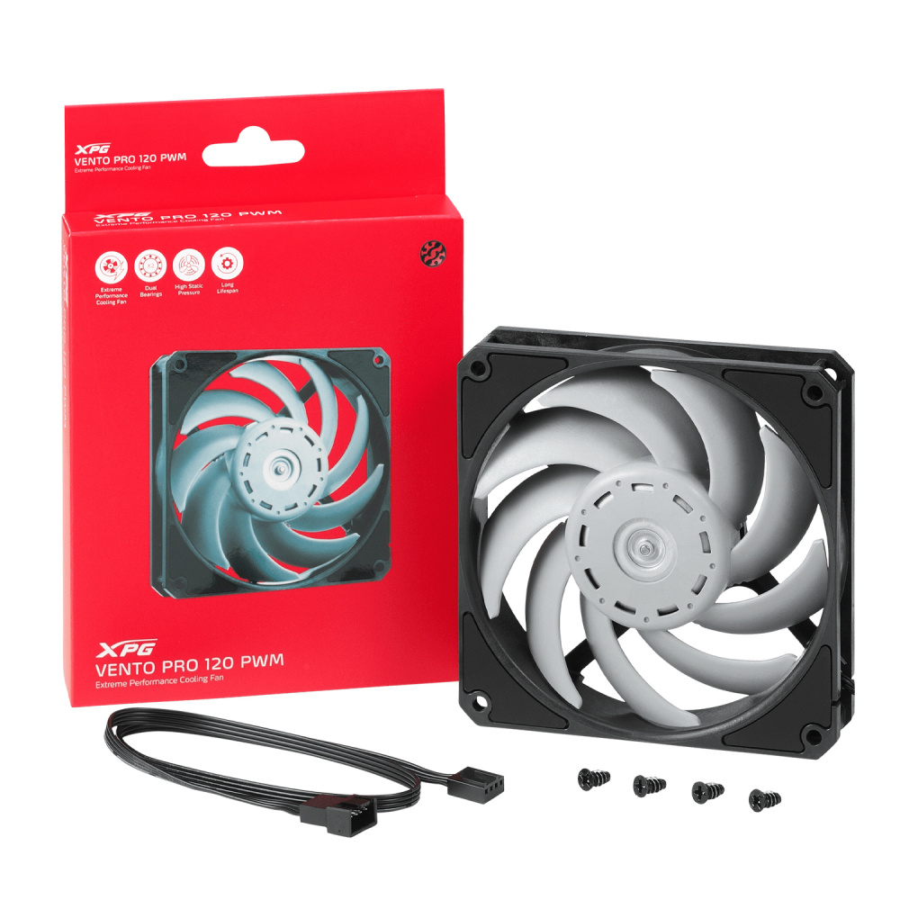 Ventilador XPG Vento PRO 120mm 450-2150 RPM