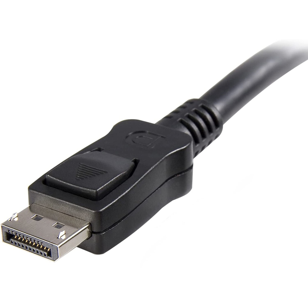 Cable DisplayPort 1.2 StarTech DisplayPort Macho - DisplayPort Macho 4K 60Hz 3 Metros Con Cierre De Seguridad