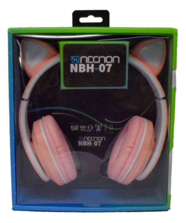 Audífonos Gamer Necnon NBH-07 Alámbrico/Inalámbrico 3.5mm