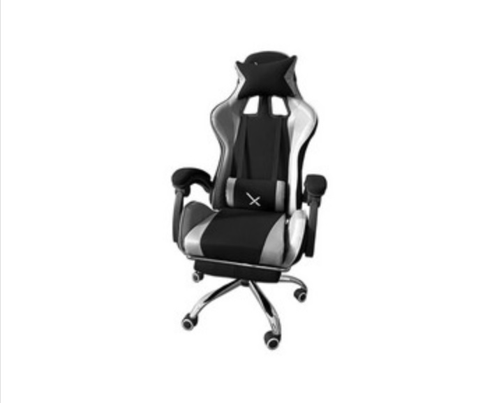 Silla Gamer Xzeal XZSXZ52P Con Reposapiés Soportes Metálicos Brazo Ajustable Soporte Lumbar