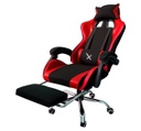 Silla Gamer XZEAL XZSXZ52R Inclinación Ajustable Incluye Descansa Pies Abatible