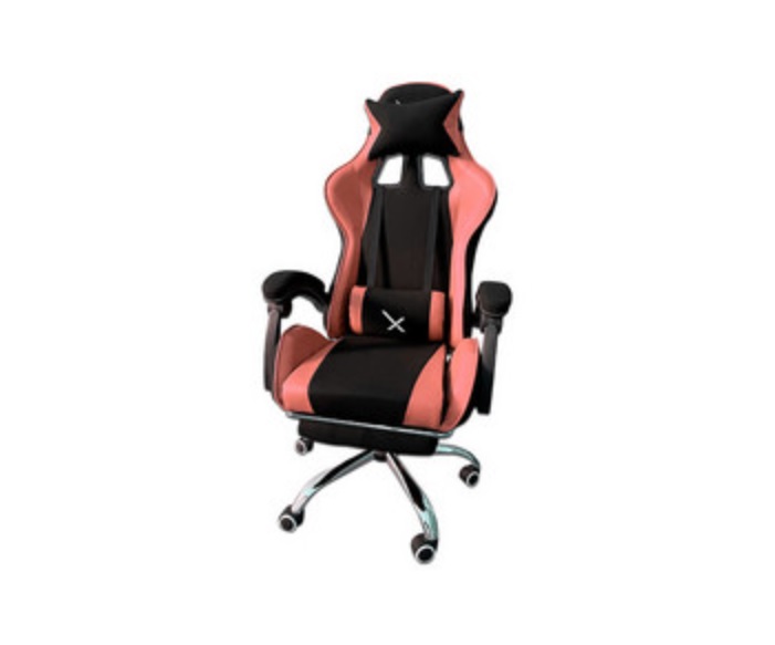 Silla Gamer XZEAL XZSXZ52P Inclinación Ajustable Soporte Lumbar Reposapiés