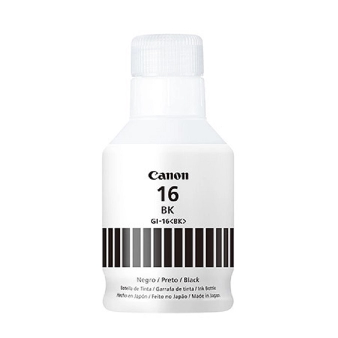 Tanque De Tinta Canon GI-16 Negro 70ml Para MAXIFY GX7010