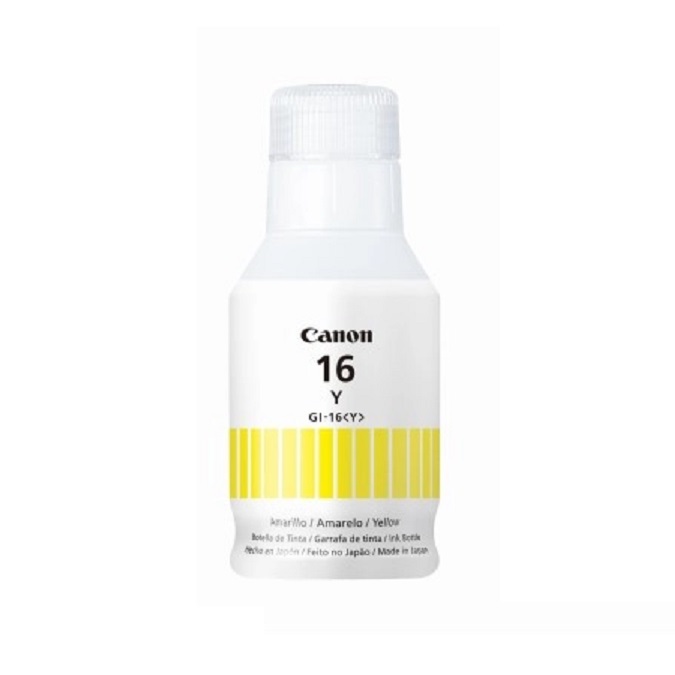 Tanque De Tinta Canon GI-16 Amarillo 70ml Para MAXIFY GX7010