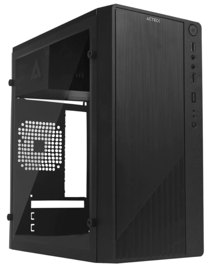 Gabinete Micro Slim Acteck KIOTO GC220 Micro-ATX Fuente De 500W