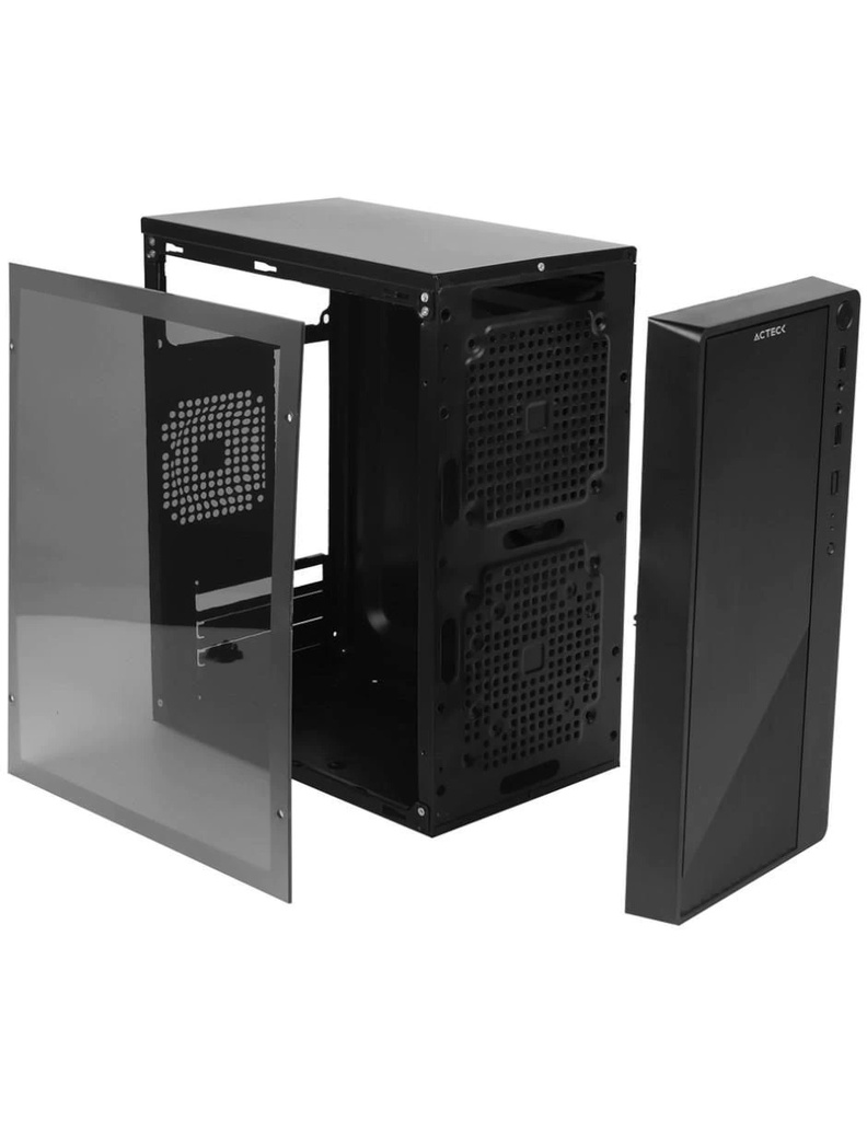 Gabinete Micro Slim Acteck KIOTO GC220 Micro-ATX Fuente De 500W