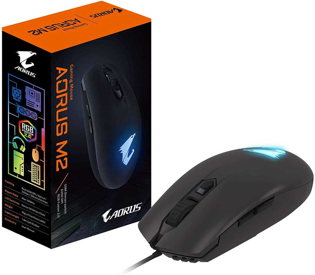 Mouse Gamer Óptico Gigabyte Aorus M2 (Open Box)