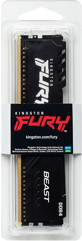 Memoria RAM Kingston FURY Beast Black DDR4 3600MHz 32GB CL18