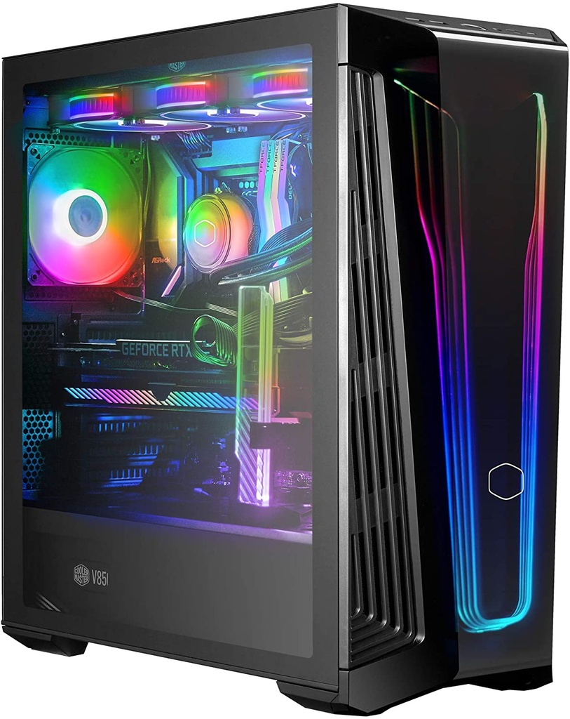 Gabinete Cooler Master MasterBox 540 Con Ventana ARGB Mid-Tower Mini ITX/Micro ATX/ATX/E-ATX USB 3.2 Sin Fuente