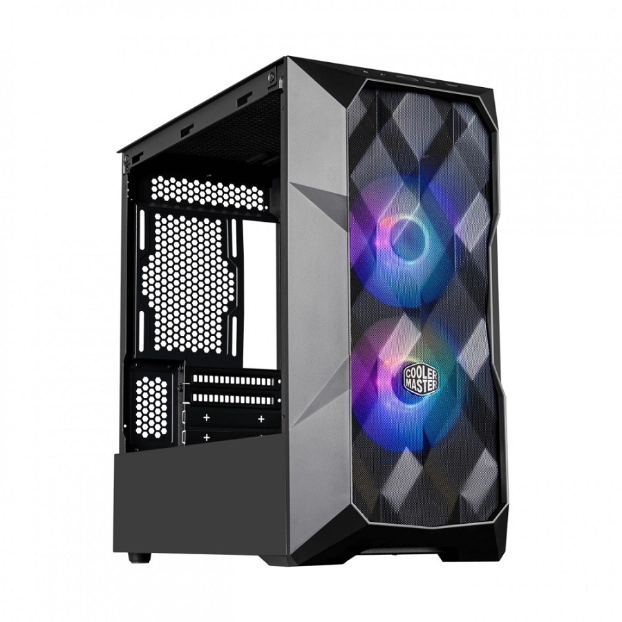 Gabinete Cooler Master MasterBox TD300 Mesh Con Ventana ARGB Mini Tower Mini-ITX/Micro-ATX USB 3.0 Sin Fuente