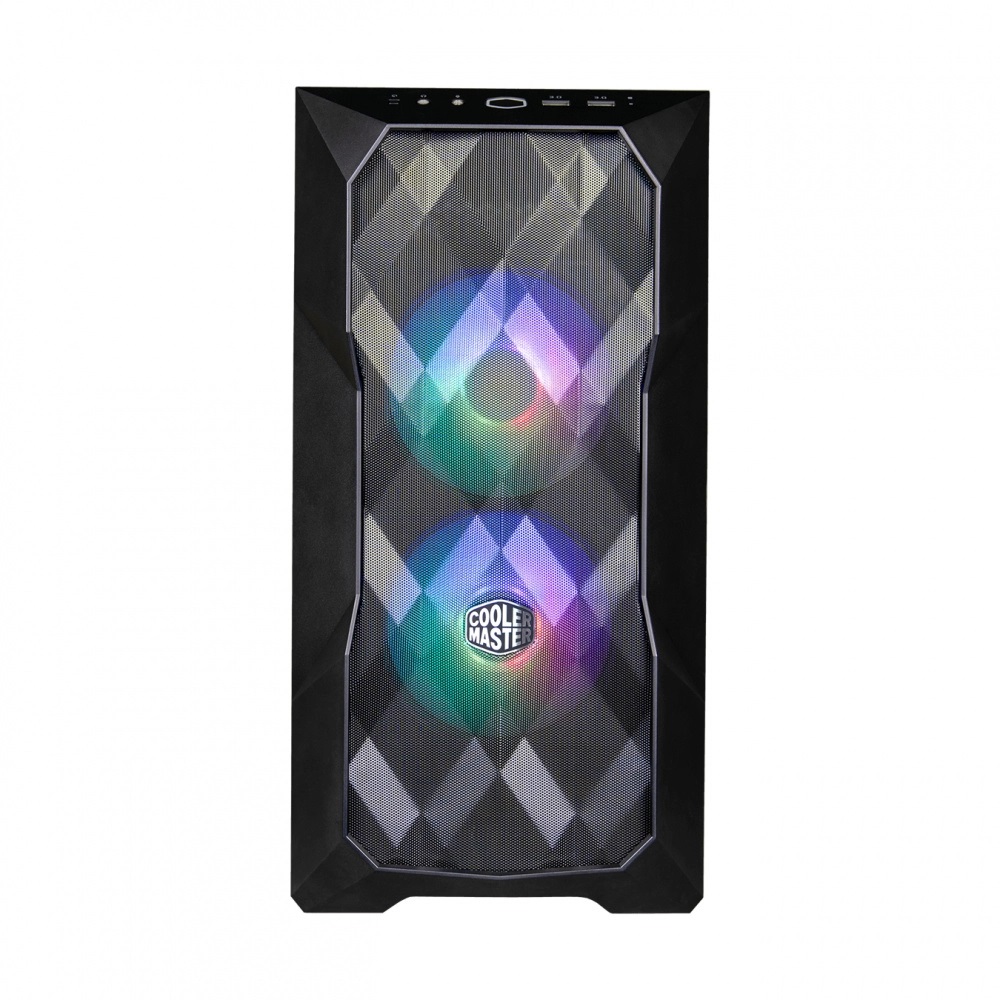 Gabinete Cooler Master MasterBox TD300 Mesh Con Ventana ARGB Mini Tower Mini-ITX/Micro-ATX USB 3.0 Sin Fuente