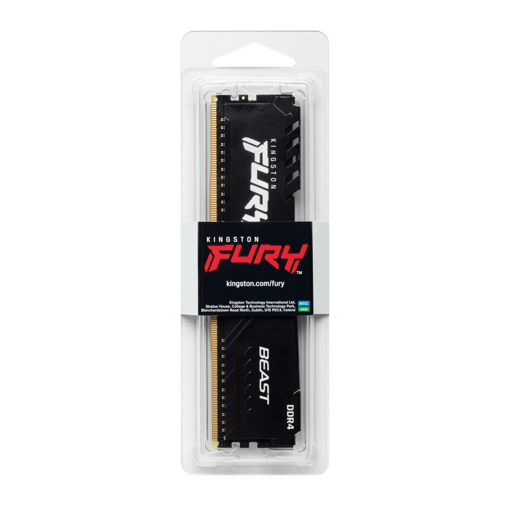 Memoria RAM Kingston FURY BEAST DDR4 3600MHz 8GB Non-ECC CL17 XMP