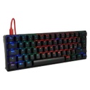 Teclado Mecánico Gamer Game Factor KBG560 RGB Switch Blue Alámbrico Español