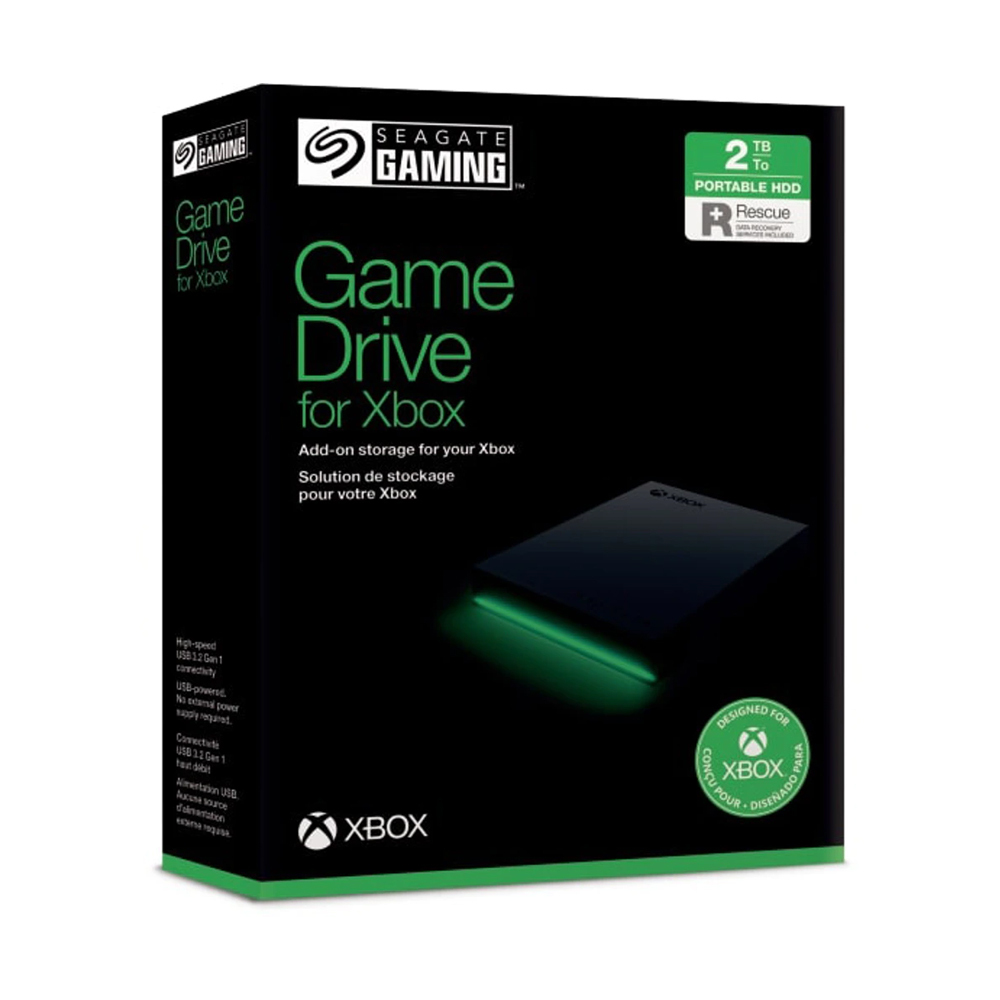 Disco Duro Externo Seagate Game Drive 2.5'' 2TB USB Para Xbox