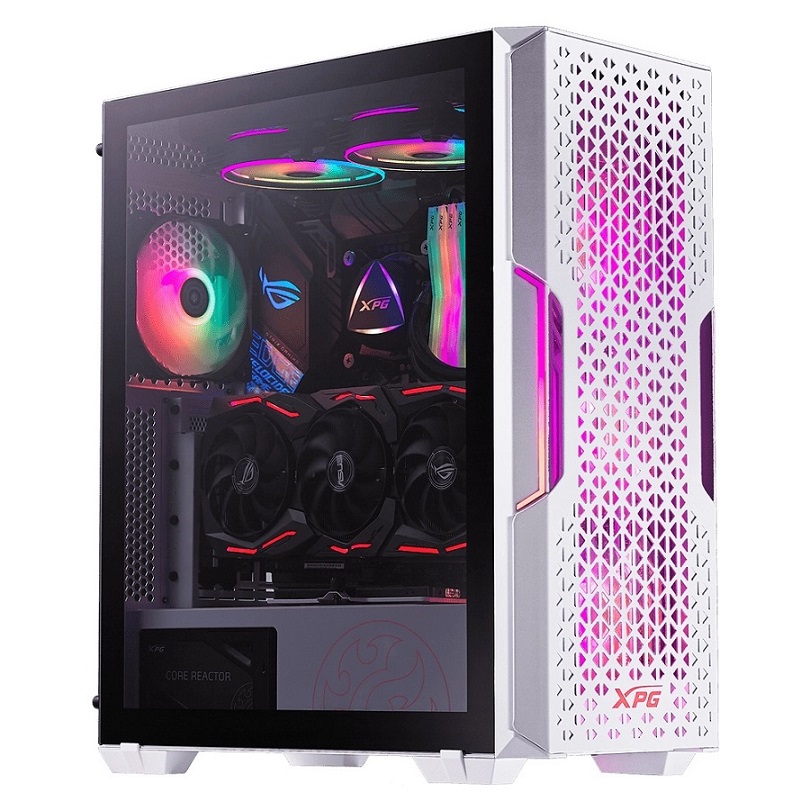 Gabinete XPG Starker Air Con Ventana ARGB Midi-Tower Mini-ITX/Micro-ATX/ATX USB 3.0 Sin Fuente