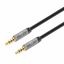 Cable Auxiliar Manhattan 356008 3.5mm Macho - 3.5mm Macho 3 Metros