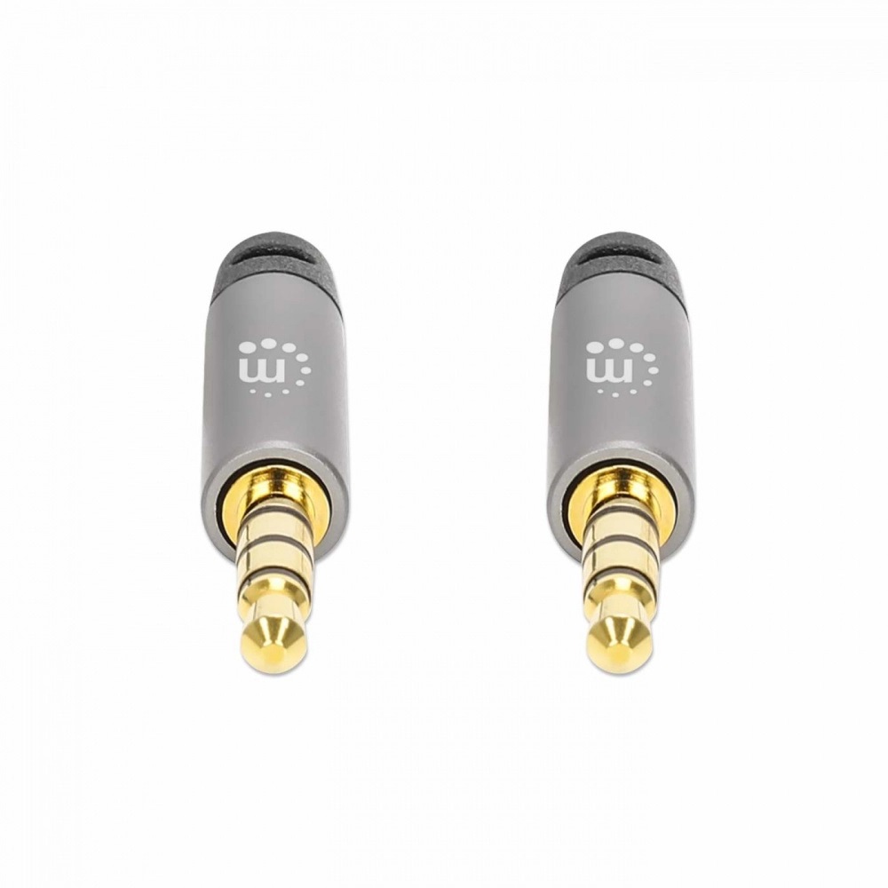 Cable Auxiliar Manhattan 356008 3.5mm Macho - 3.5mm Macho 3 Metros