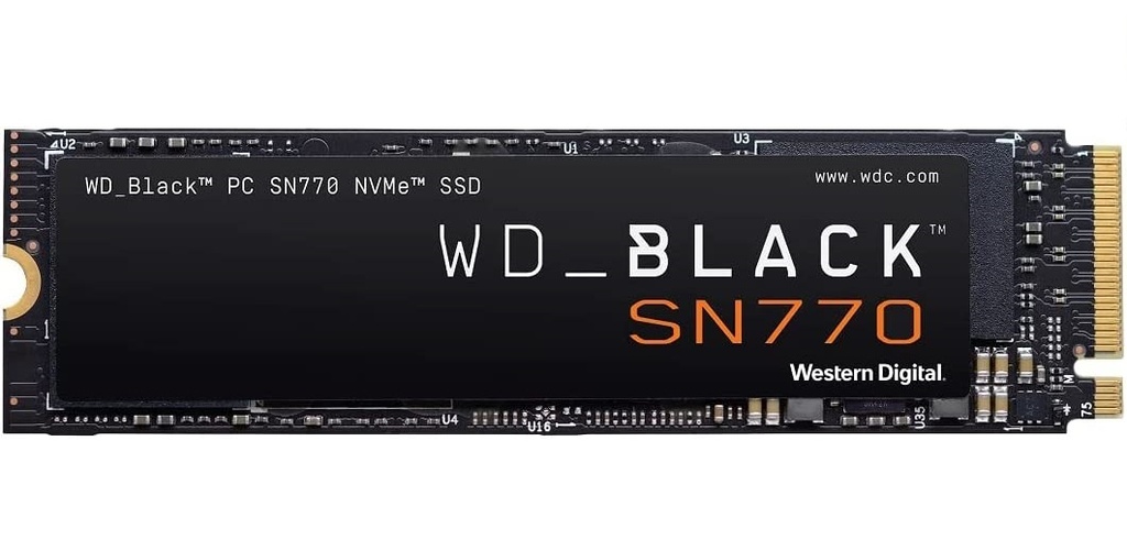 Unidad SSD Western Digital WD Black SN770 NVMe 250GB PCI Express 4.0 M.2