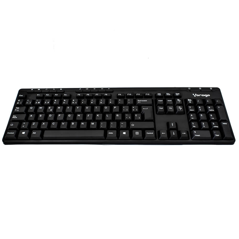 Teclado Estandar Vorago KB-202 Alámbrico USB Español