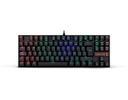 Teclado Mecánico Gamer Redragon Kumara K552 TKL RGB Outemu Blue Alámbrico Español