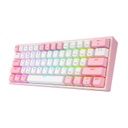 Teclado Mecánico Gamer Redragon Fizz Pro K616 RGB Red Switch Inalámbrico RF Bluetooth Ingles