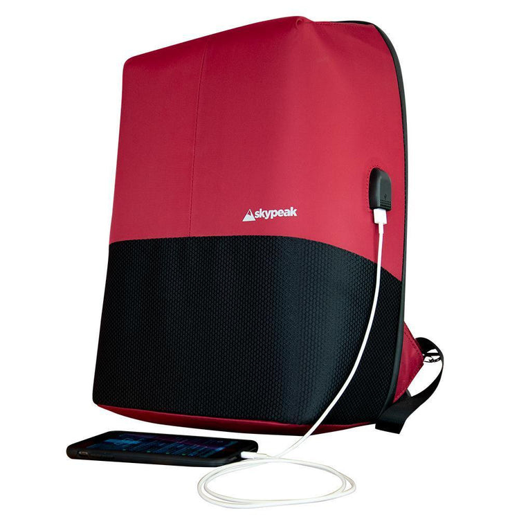 Mochila BTS-115 para Laptop 15.6" Skypeak Rojo/Negro