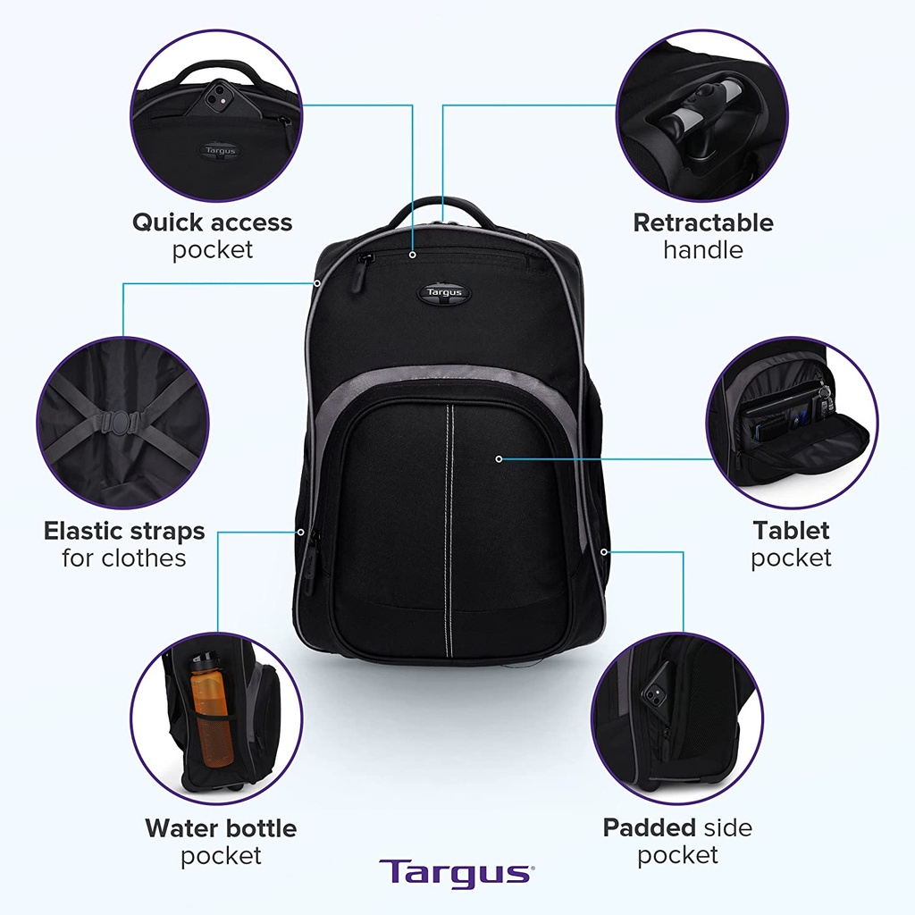 Mochila con Ruedas 16'' Targus TSB750US Negro